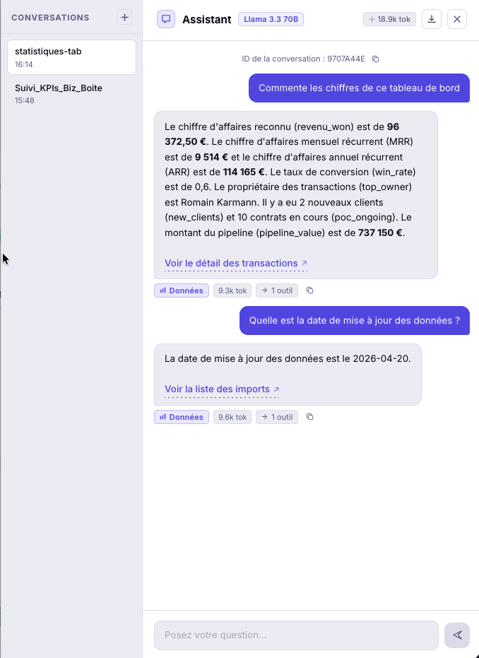 Assistant IA Numerus